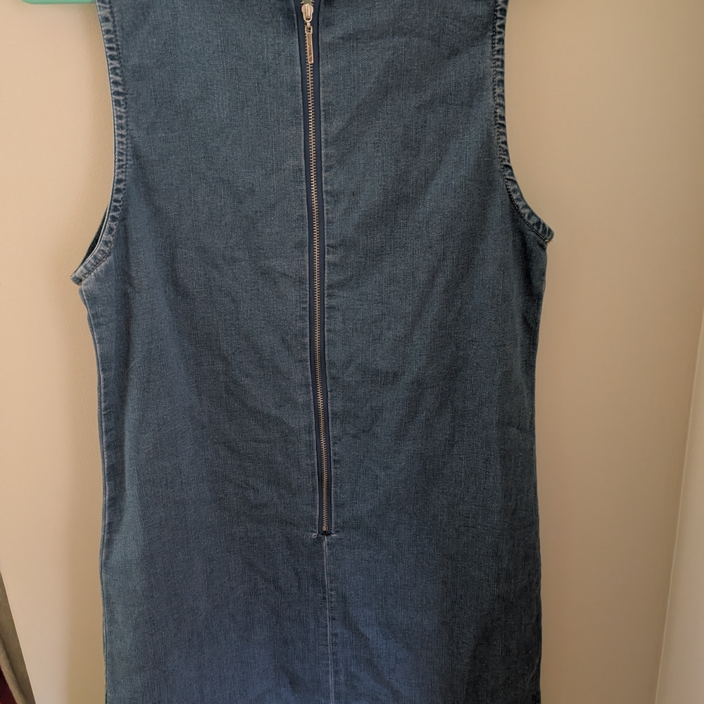 2/22$ Vintage Denim Sleeveless dress - Picture 2 of 3